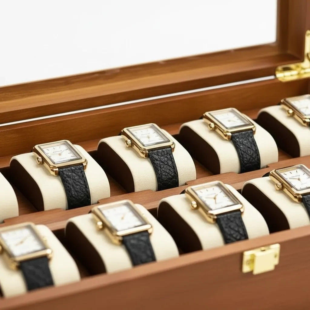 Boîte à Montres « Pinière » – 10 Montres
