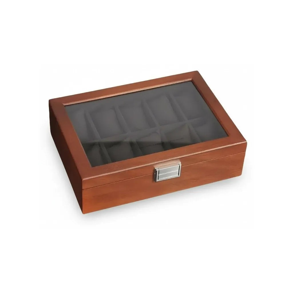 Boîte à Montres « Pitchpine » – 10 Montres