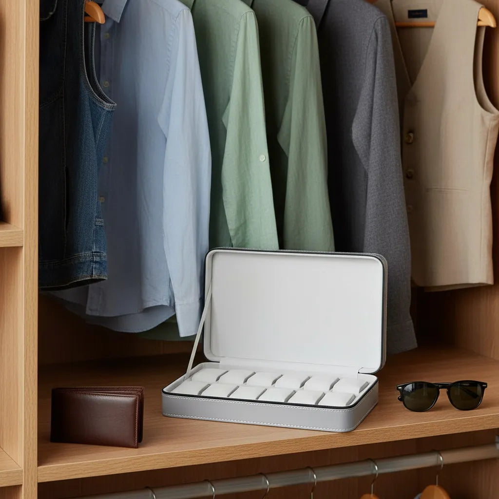 Boîte à Montres « Plomb » – 12 Montres