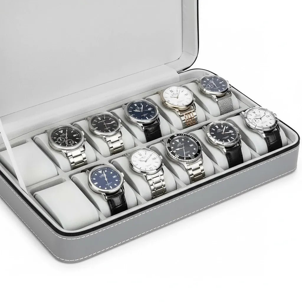 Boîte à Montres « Plomb » – 12 Montres
