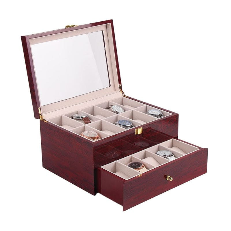 Boîte à Montres 20 Montres – Amarante