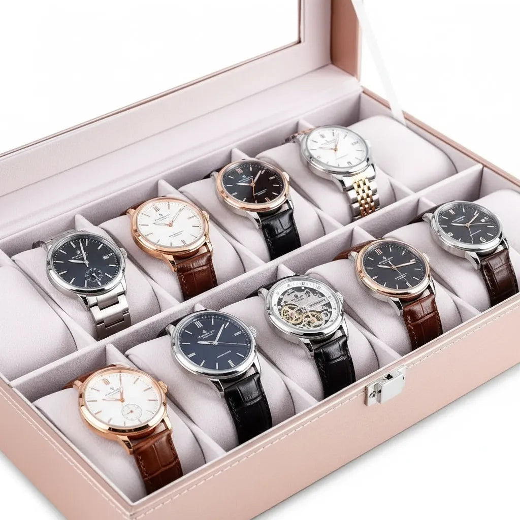 Boite à Montres « Rosea » – 12 Montres