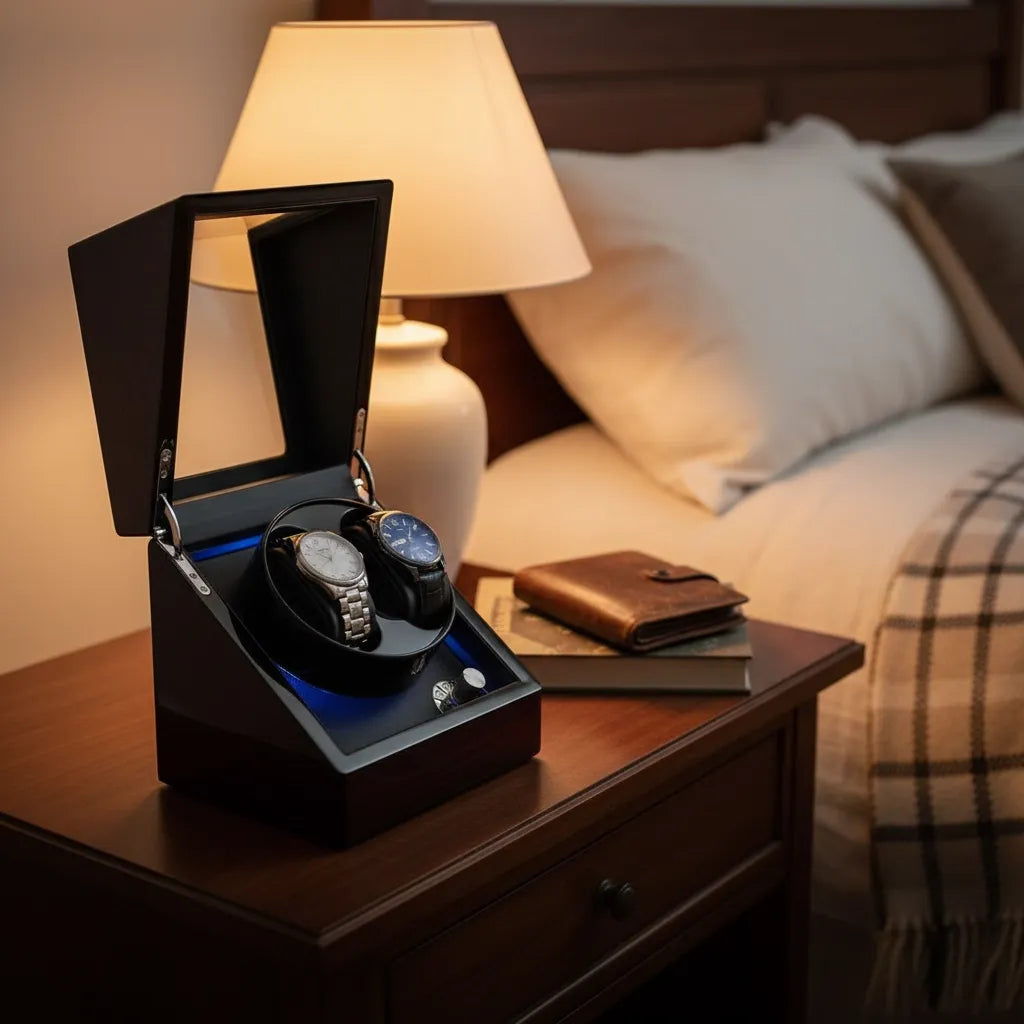 Boite à Montres « Saphyrine » – 2 Montres