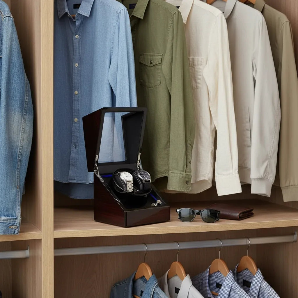 Boite à Montres « Saphyrine » – 2 Montres