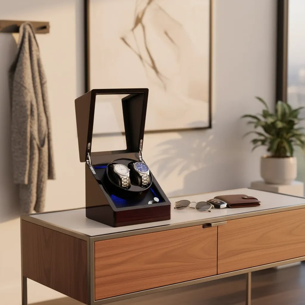 Boite à Montres « Saphyrine » – 2 Montres