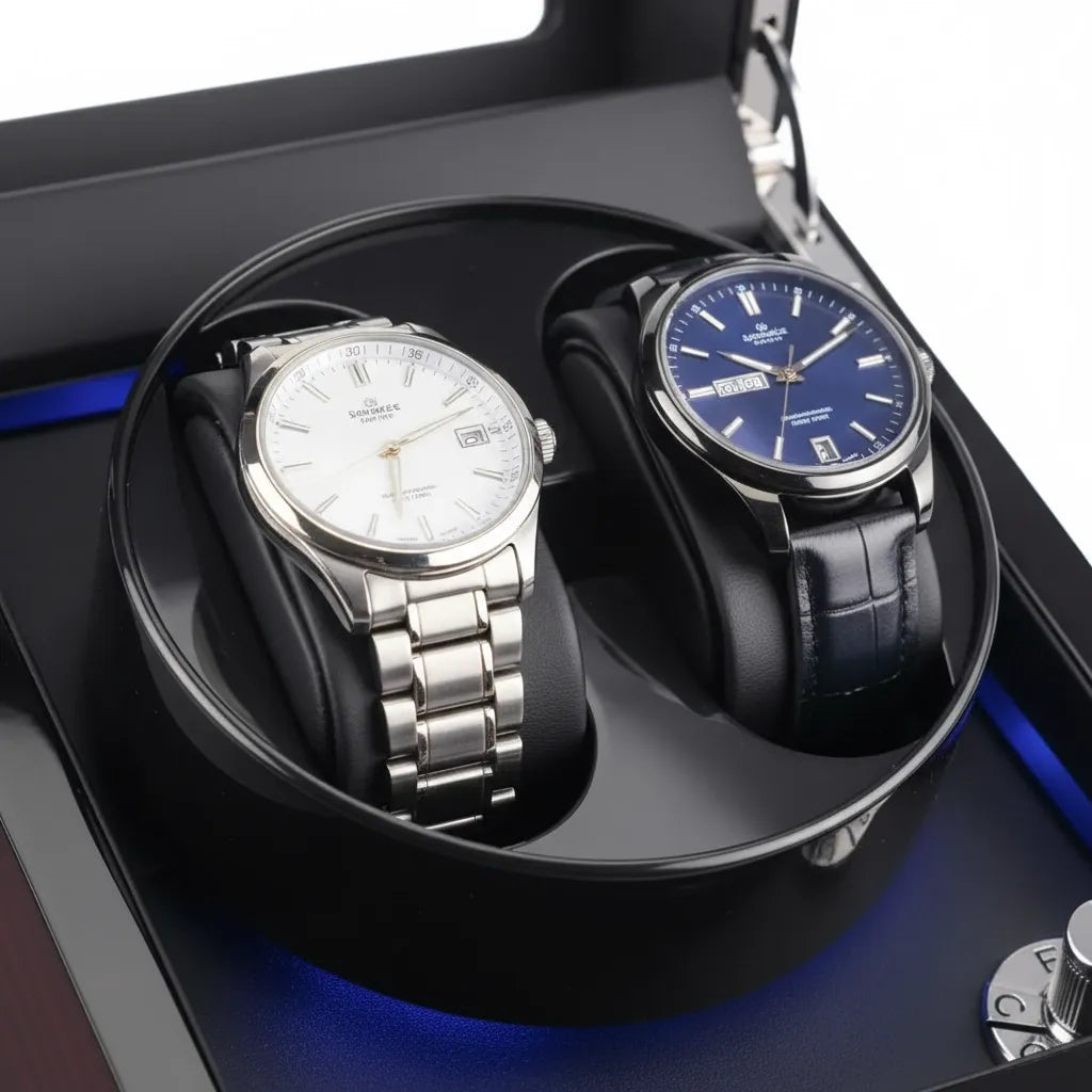 Boite à Montres « Saphyrine » – 2 Montres