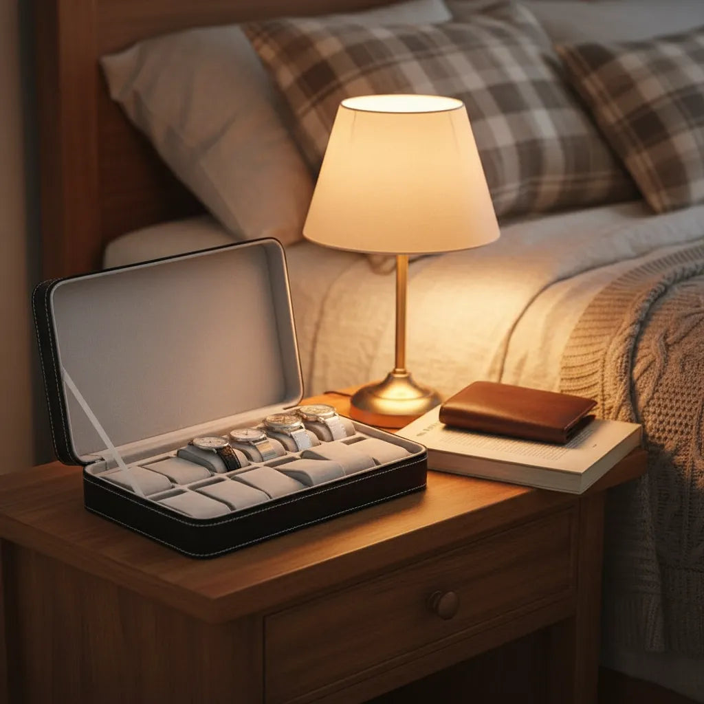 Boite à Montres « Schiste » – 12 Montres