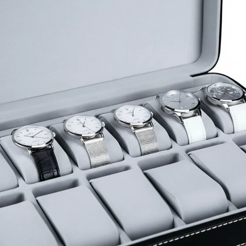 Boite à Montres « Schiste » – 12 Montres