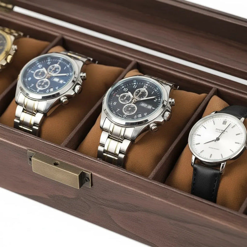 Boîte à Montres « Sylverne » – 10 Montres