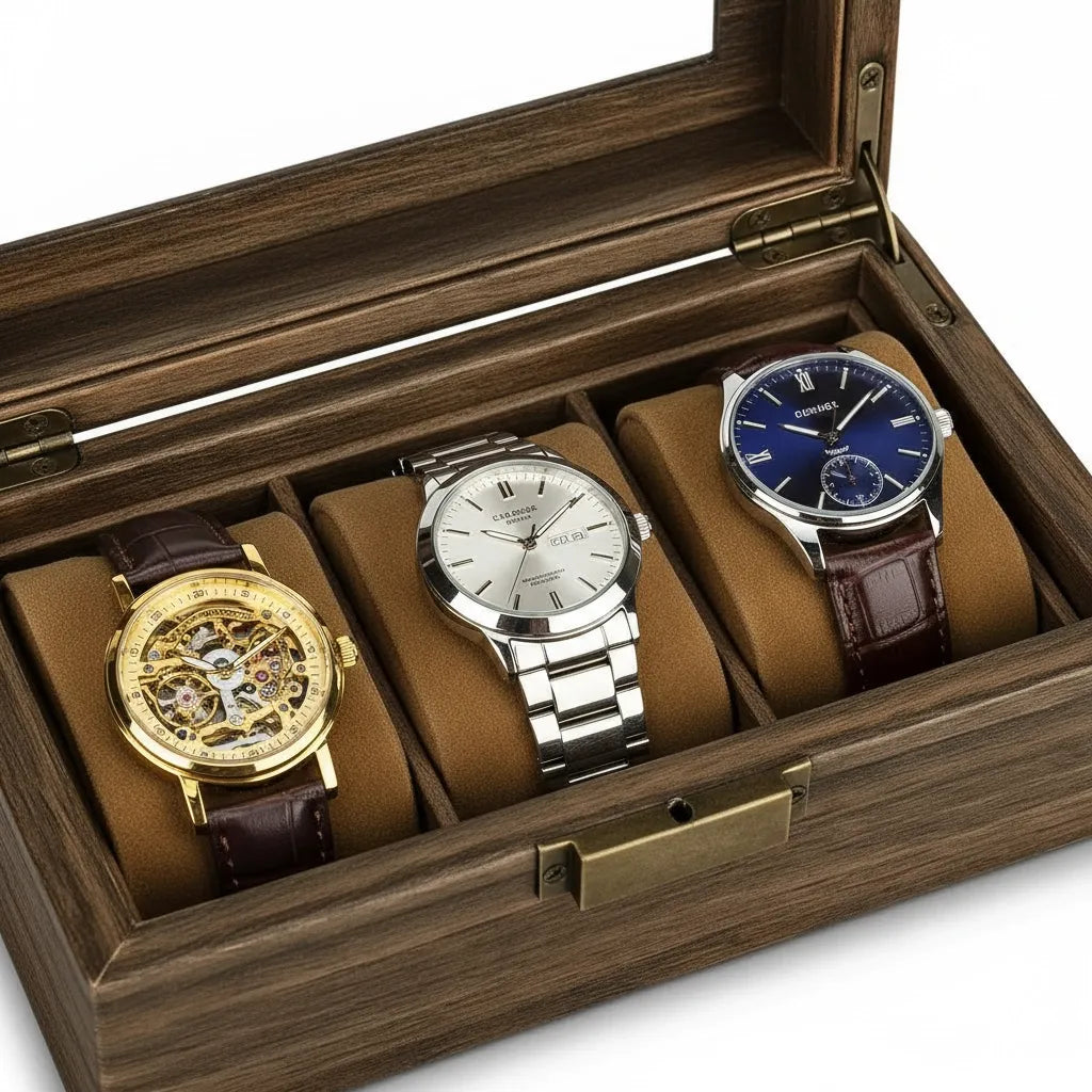 Boîte à Montres « Sylverne » – 10 Montres