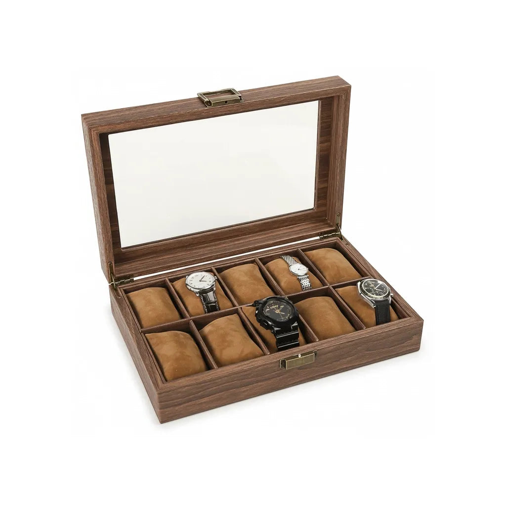 Boîte à Montres « Sylverne » – 10 Montres