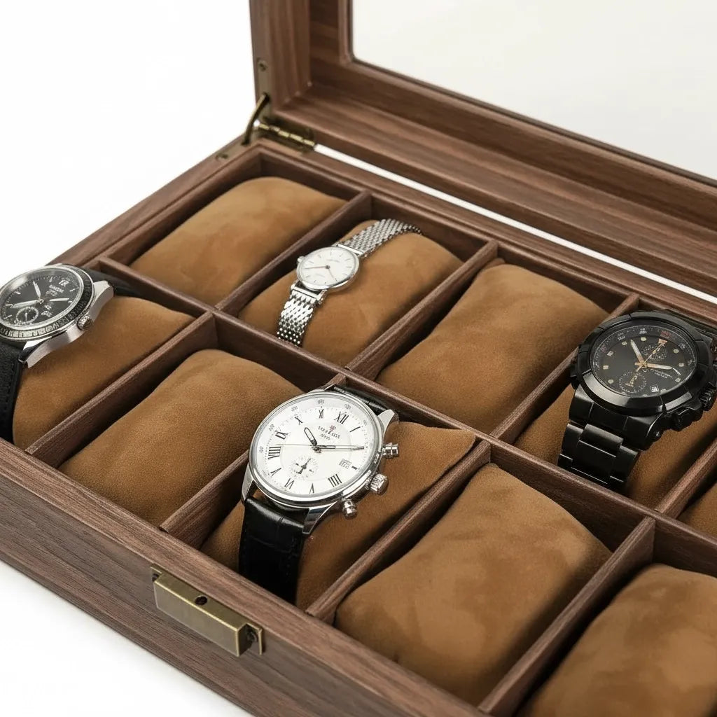 Boîte à Montres « Sylverne » – 10 Montres