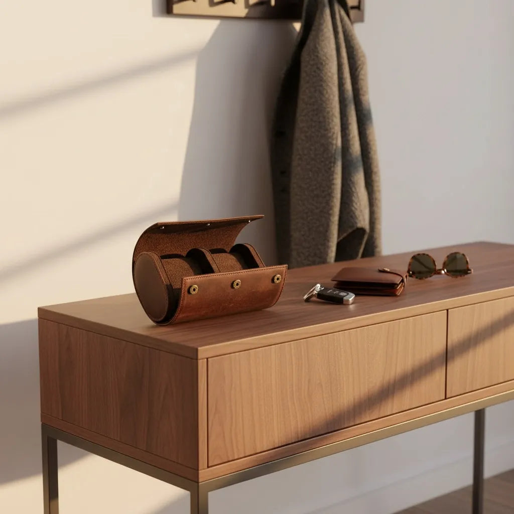 Boîte à Montres « Tannerie » – 2 Montres