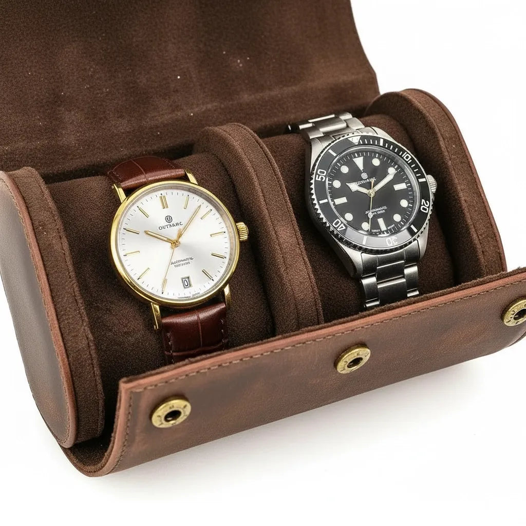 Boîte à Montres « Tannerie » – 2 Montres