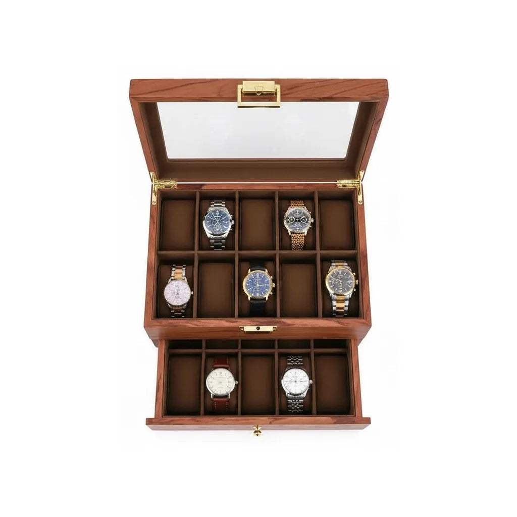 Boîte à Montres « Teckonia » – 20 Montres