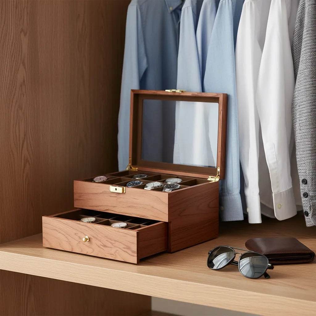 Boîte à Montres « Teckonia » – 20 Montres