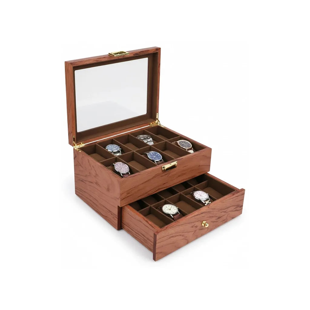 Boîte à Montres « Teckonia » – 20 Montres