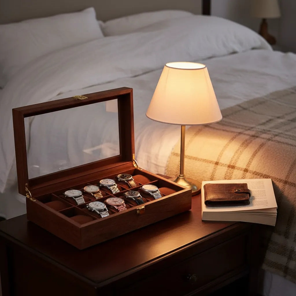 Boite à Montres « Teckton » – 12 Montres