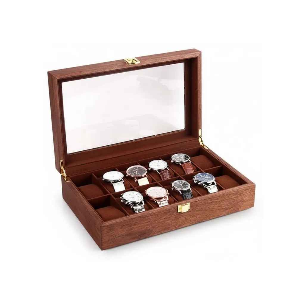 Boite à Montres « Teckton » – 12 Montres
