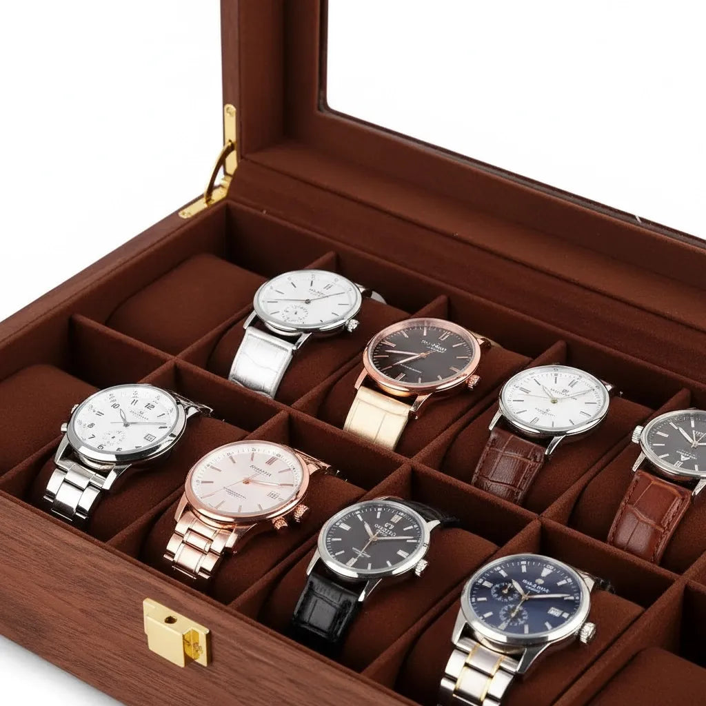 Boite à Montres « Teckton » – 12 Montres