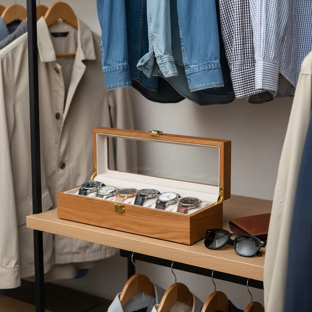 Boîte à Montres « Tectona » – 6 Montres