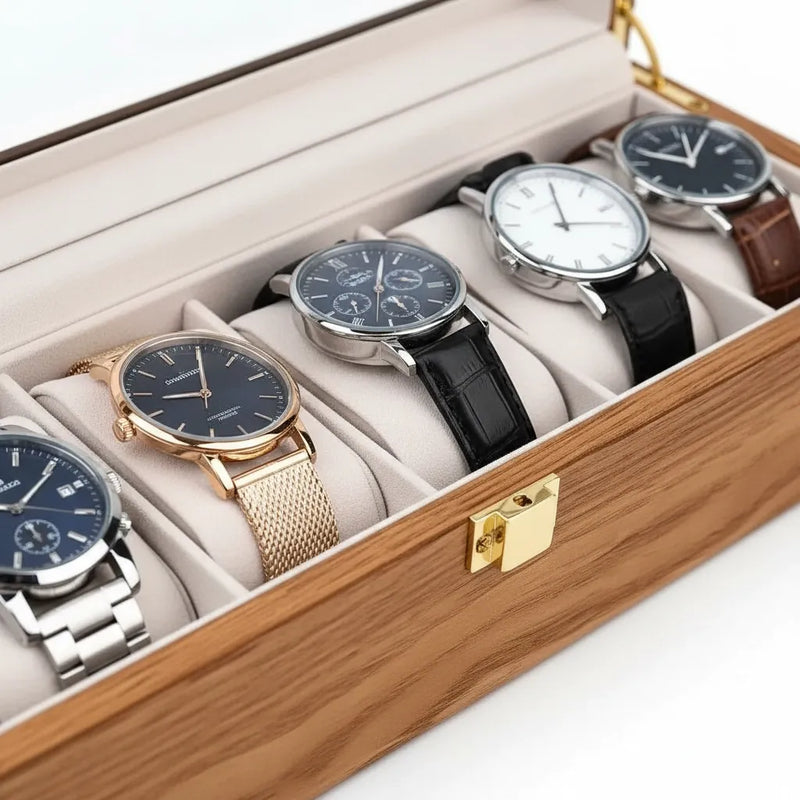Boîte à Montres « Tectona » – 6 Montres