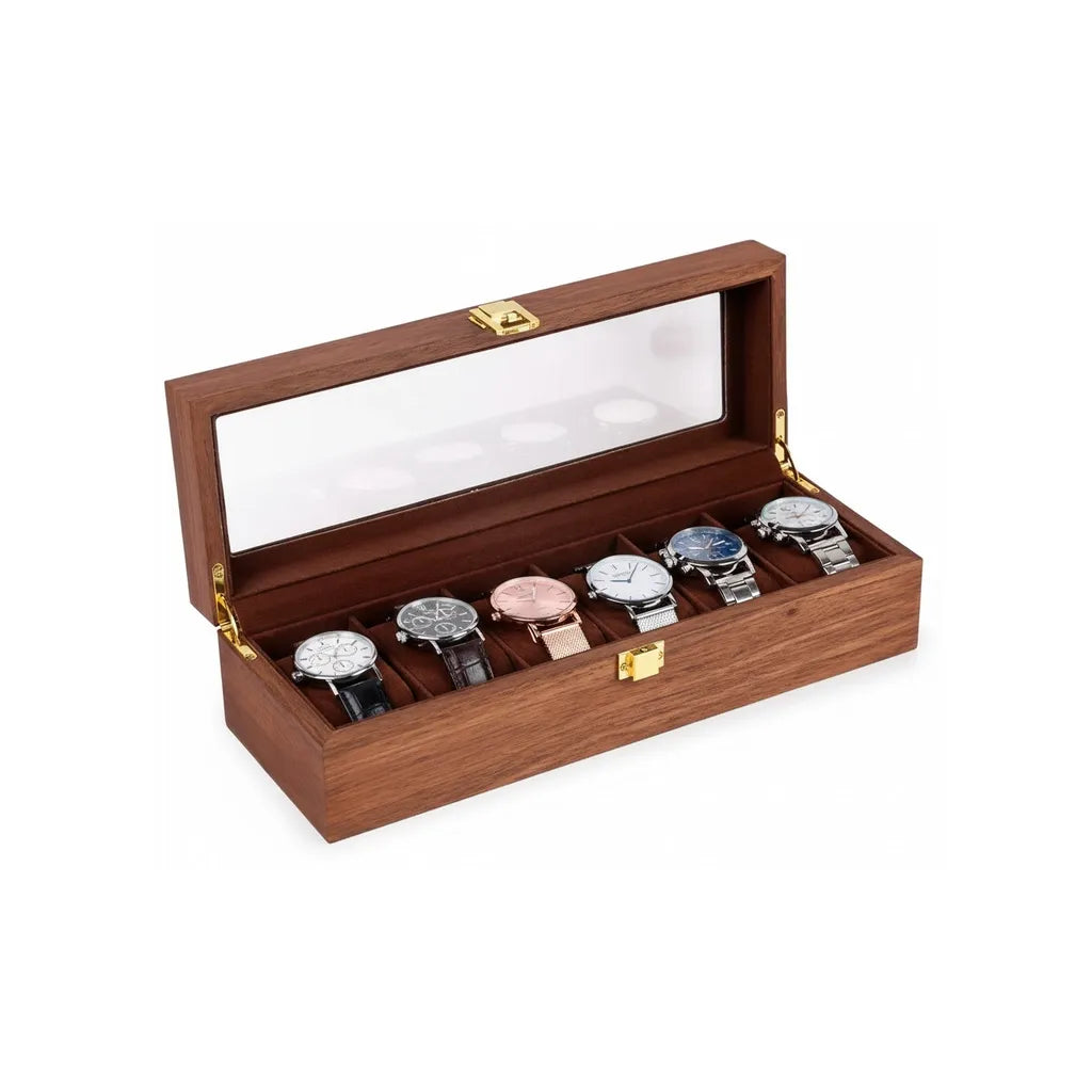 Boîte à Montres « Tectona » – 6 Montres