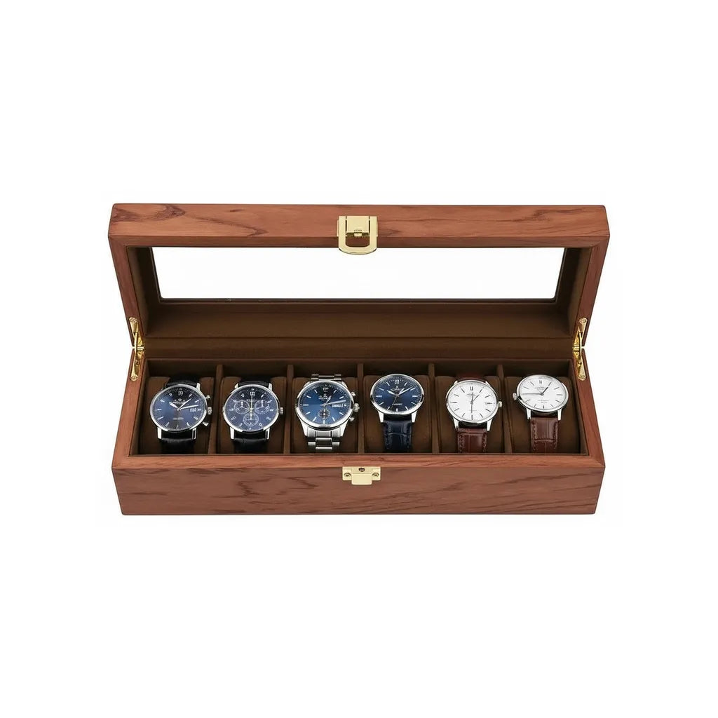 Boîte à Montres « Tectona » – 6 Montres