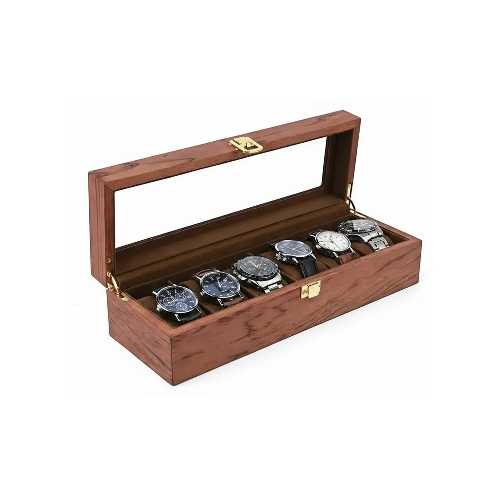 Boîte à Montres « Tectona » – 6 Montres