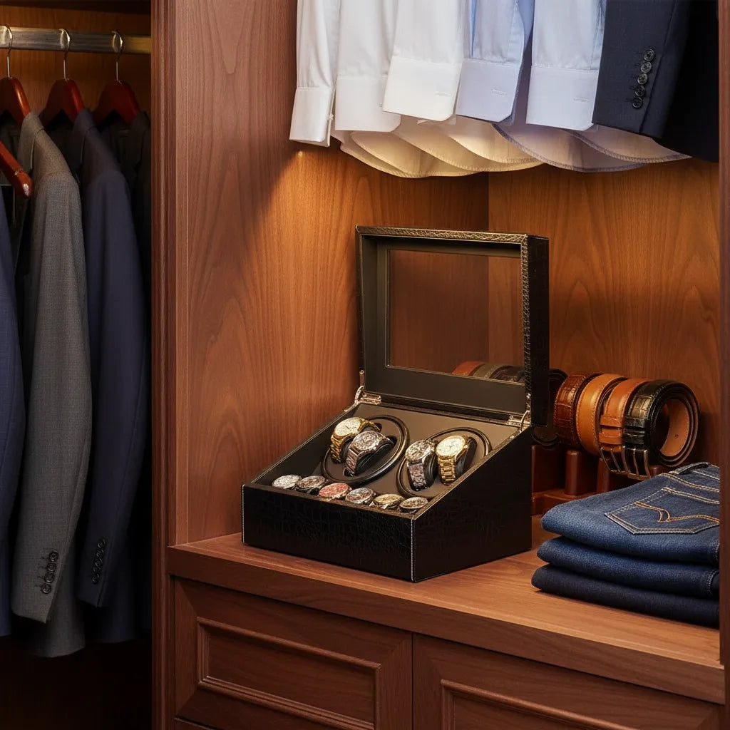 Boîte à Montres « Ténébrine » – 4 Montres