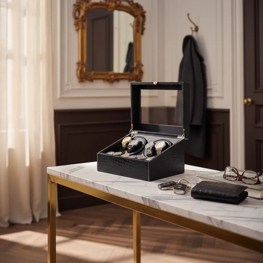 Boîte à Montres « Ténébrine » – 4 Montres