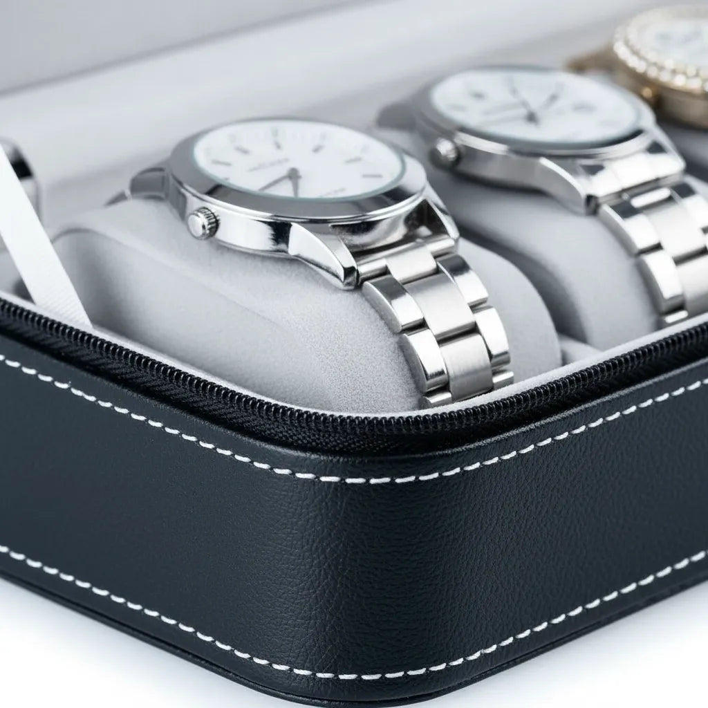 Boîte à Montres « Travertin » – 6 Montres