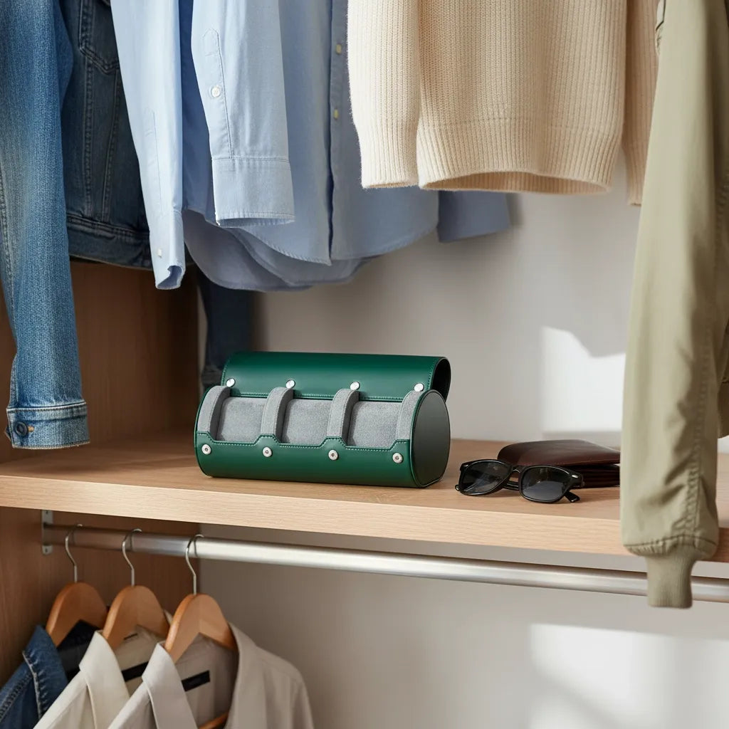 Boîte à Montres « Verdigris » – 3 Montres