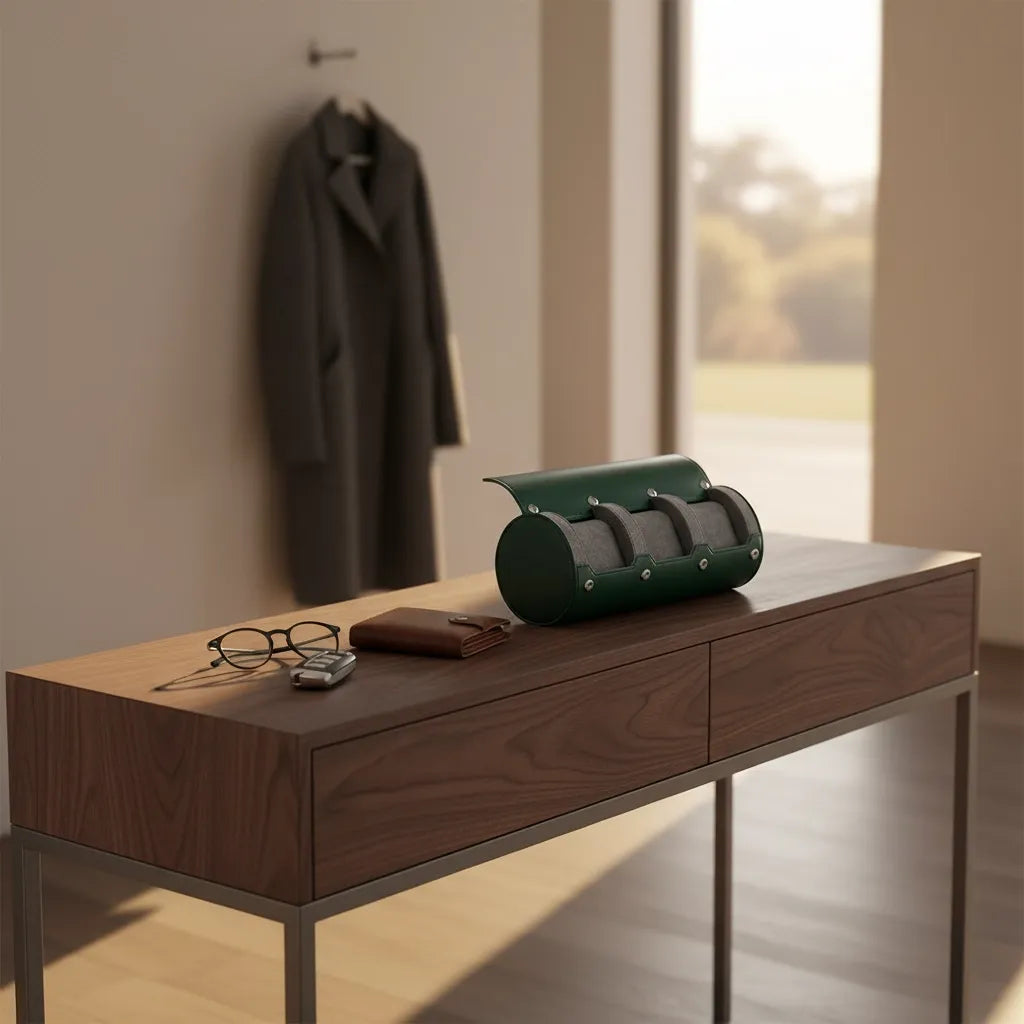 Boîte à Montres « Verdigris » – 3 Montres