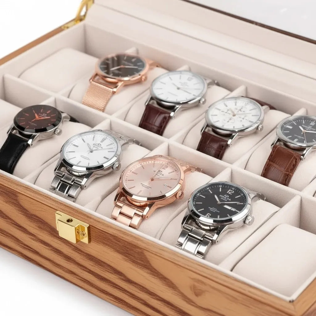 Boîte à Montres « Vernière » – 12 Montres