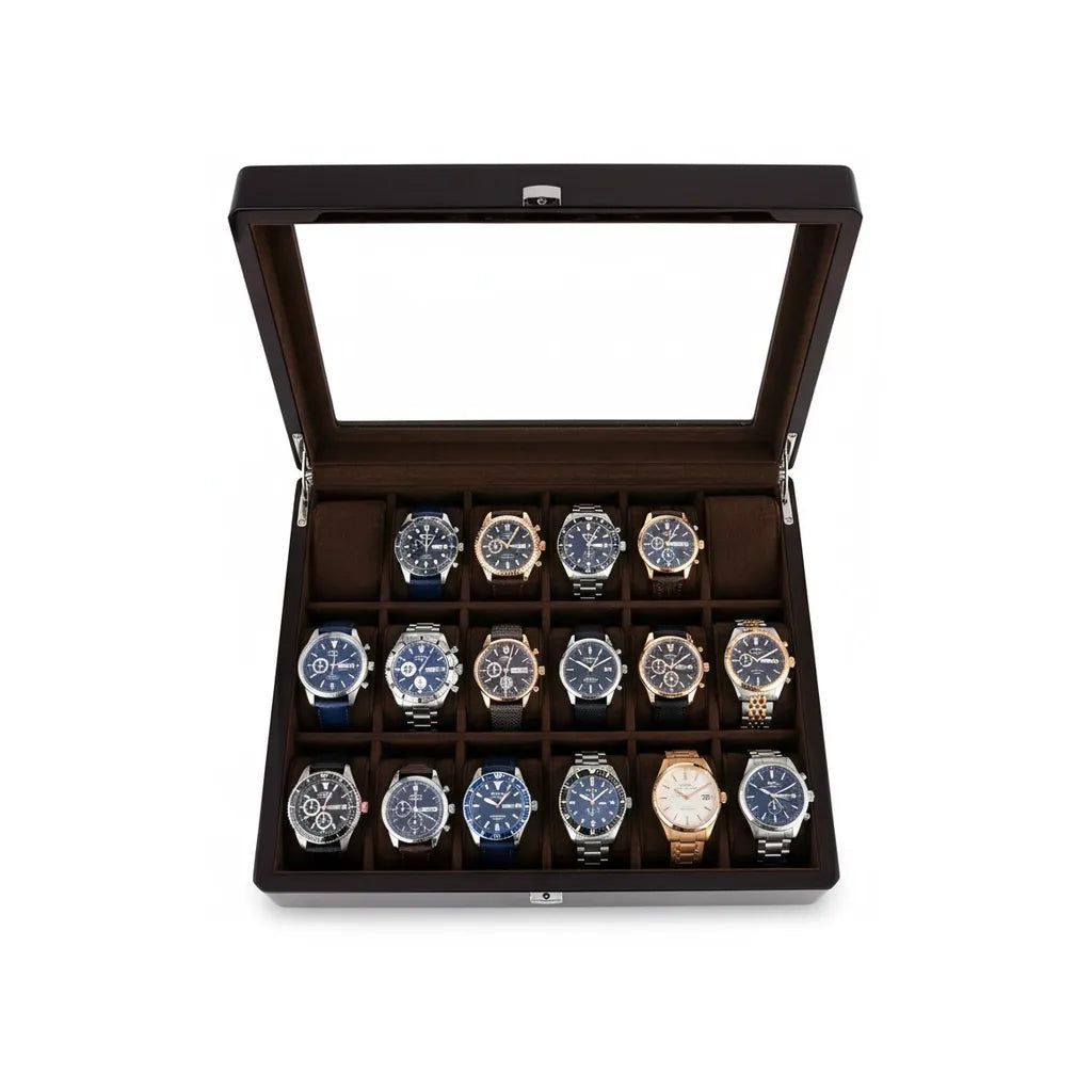 Boîte à Montres « Vernissa » – 18 Montres