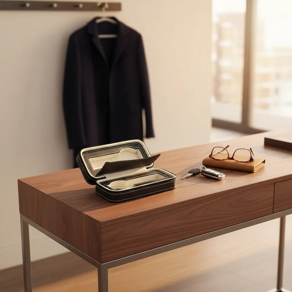 Boîte à Montres « Voyageur » – 2 Montres