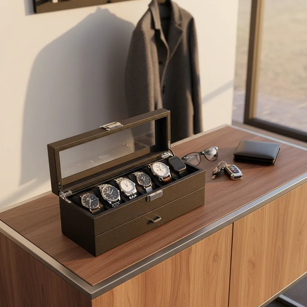 Coffret à Montres « Albatros » – 6 Montres