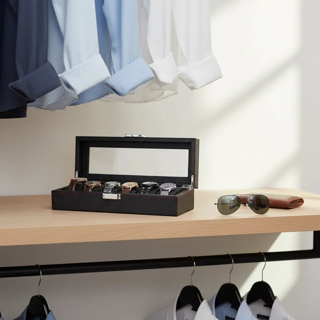 Coffret à Montres « Braidor » – 6 Montres