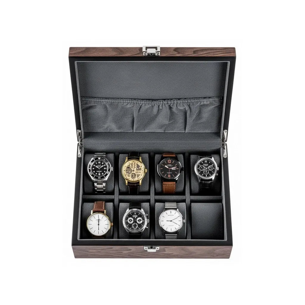 Coffret à Montres « Résineux » – 8 Montres