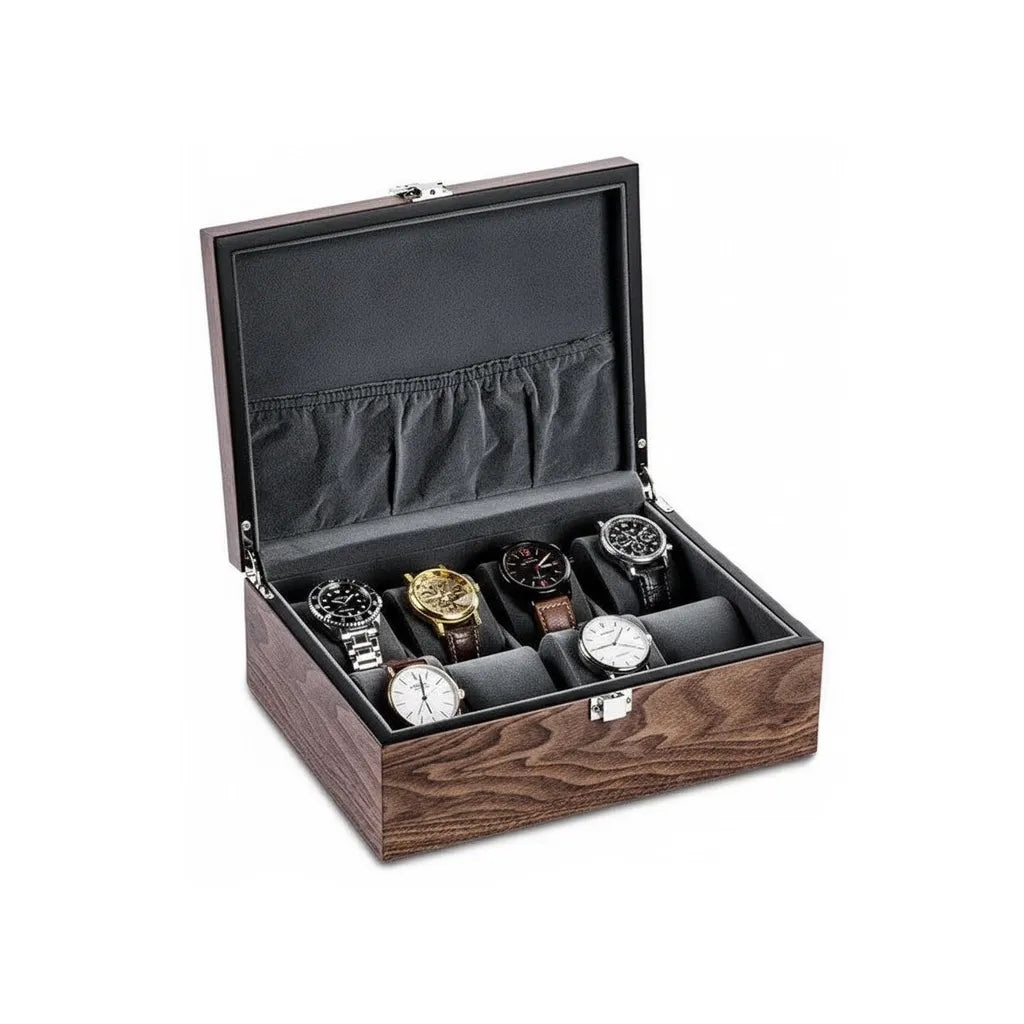 Coffret à Montres « Résineux » – 8 Montres