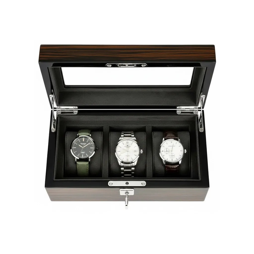 Coffret « Ébénacée » – 3 Montres