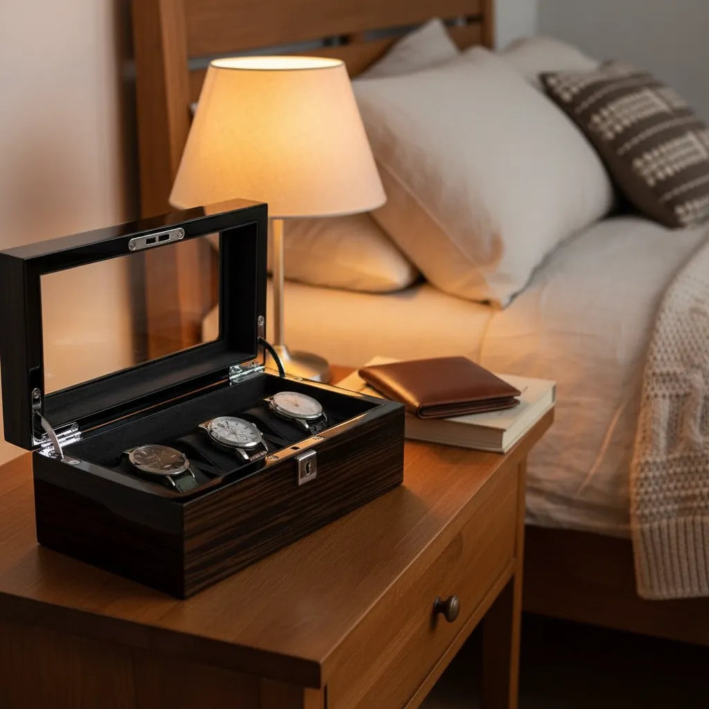 Coffret « Ébénacée » – 3 Montres