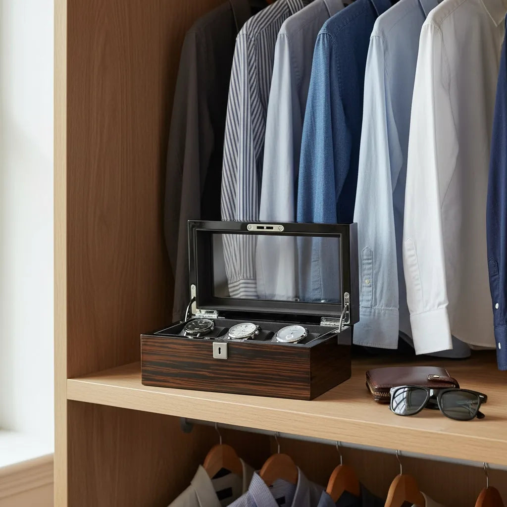 Coffret « Ébénacée » – 3 Montres