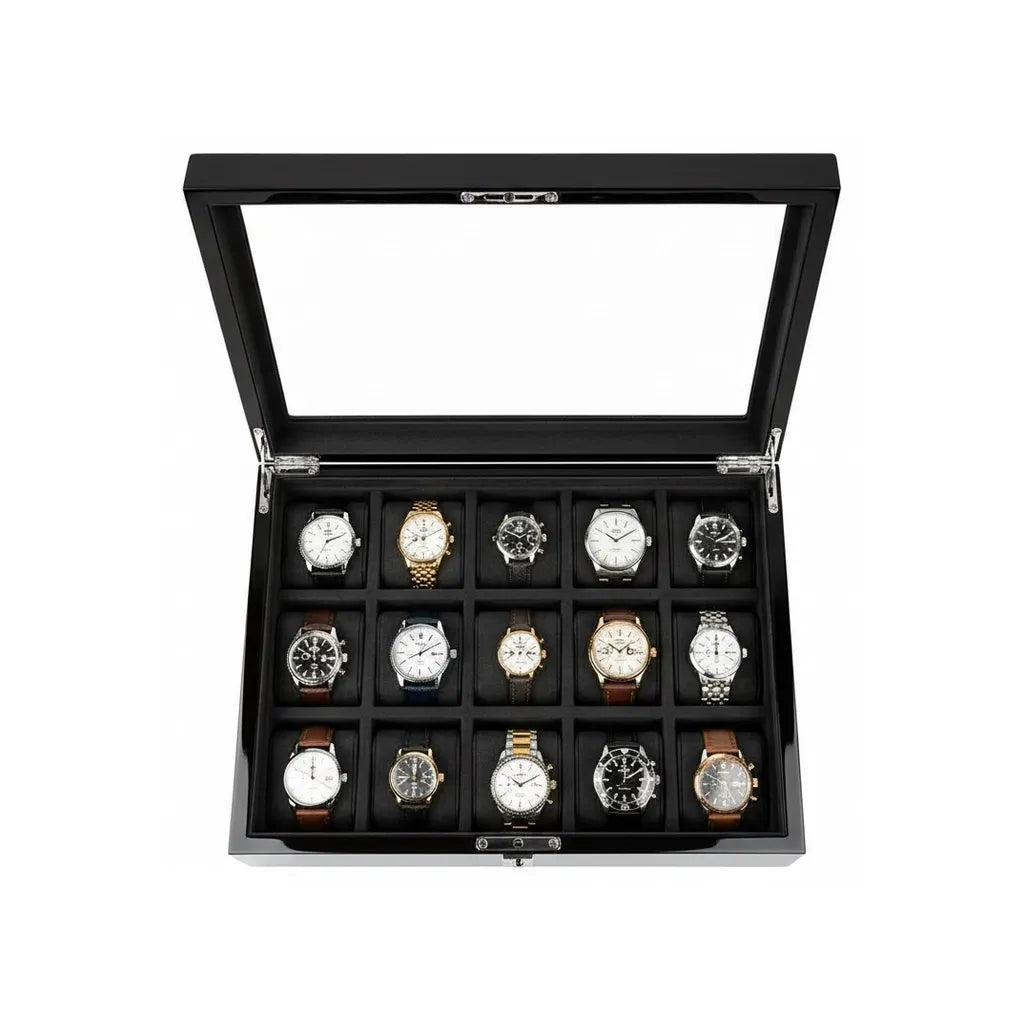 Coffret « Ébénol » – 15 Montres
