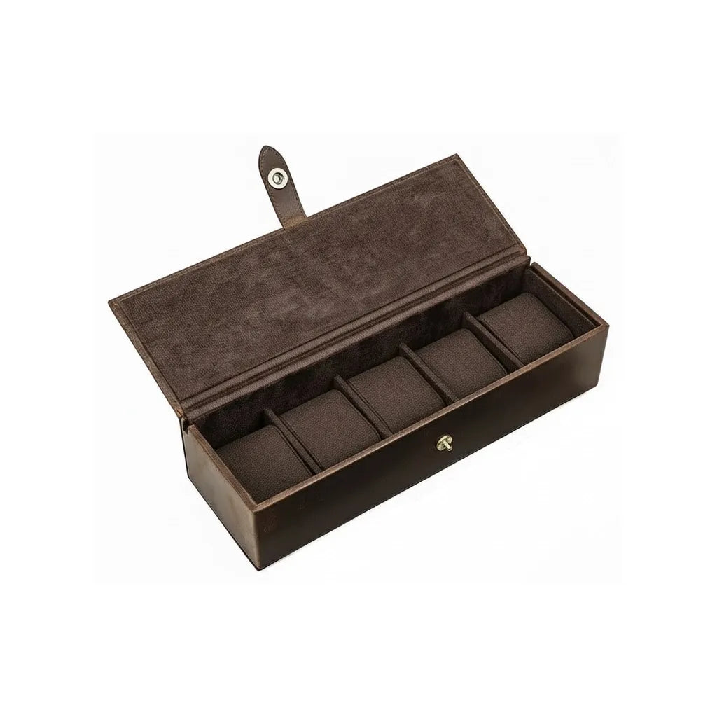 Coffret en Cuir « Tanneron » – 4 Montres