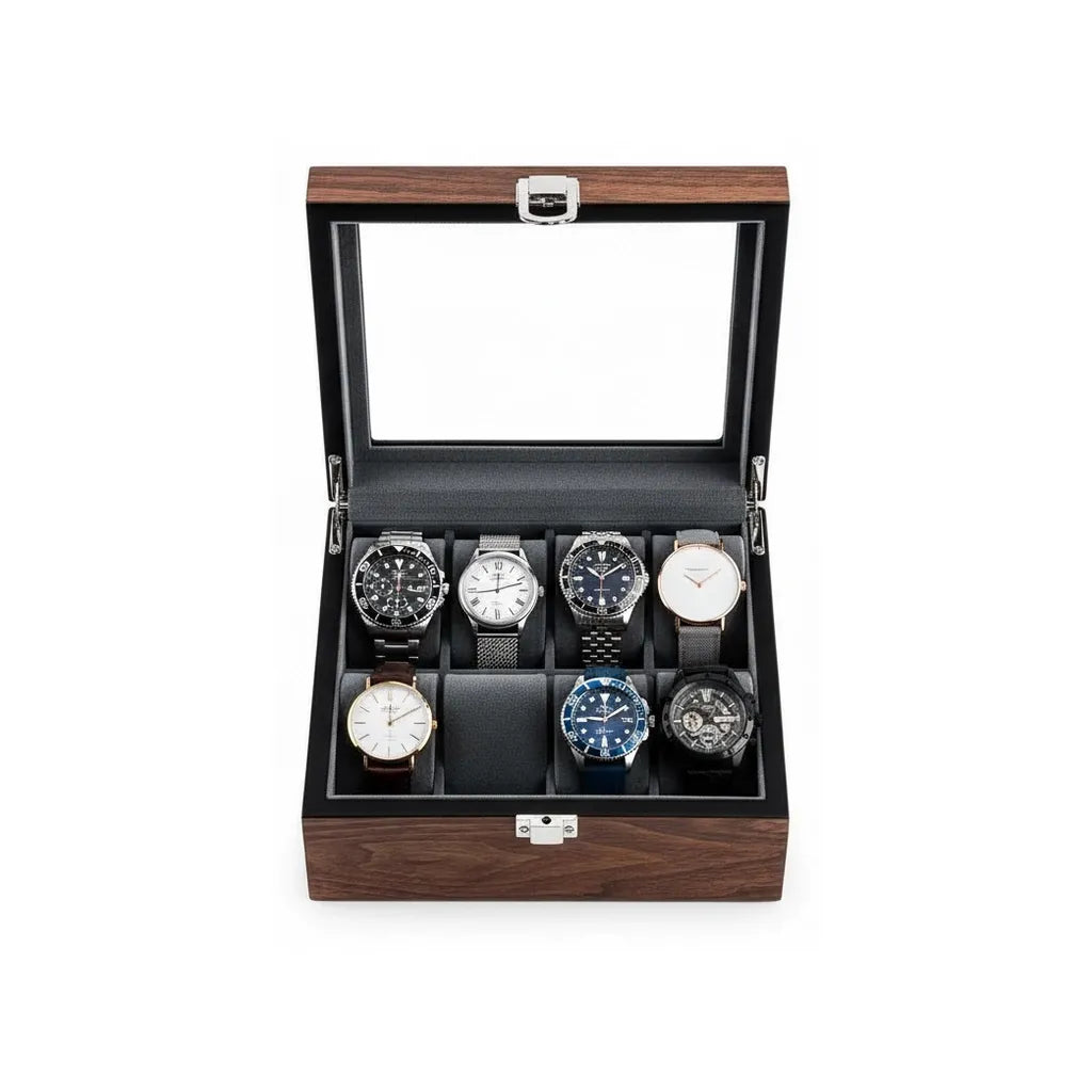 Coffret pour Montres « Ombre Sylvestre » – 6 Montres