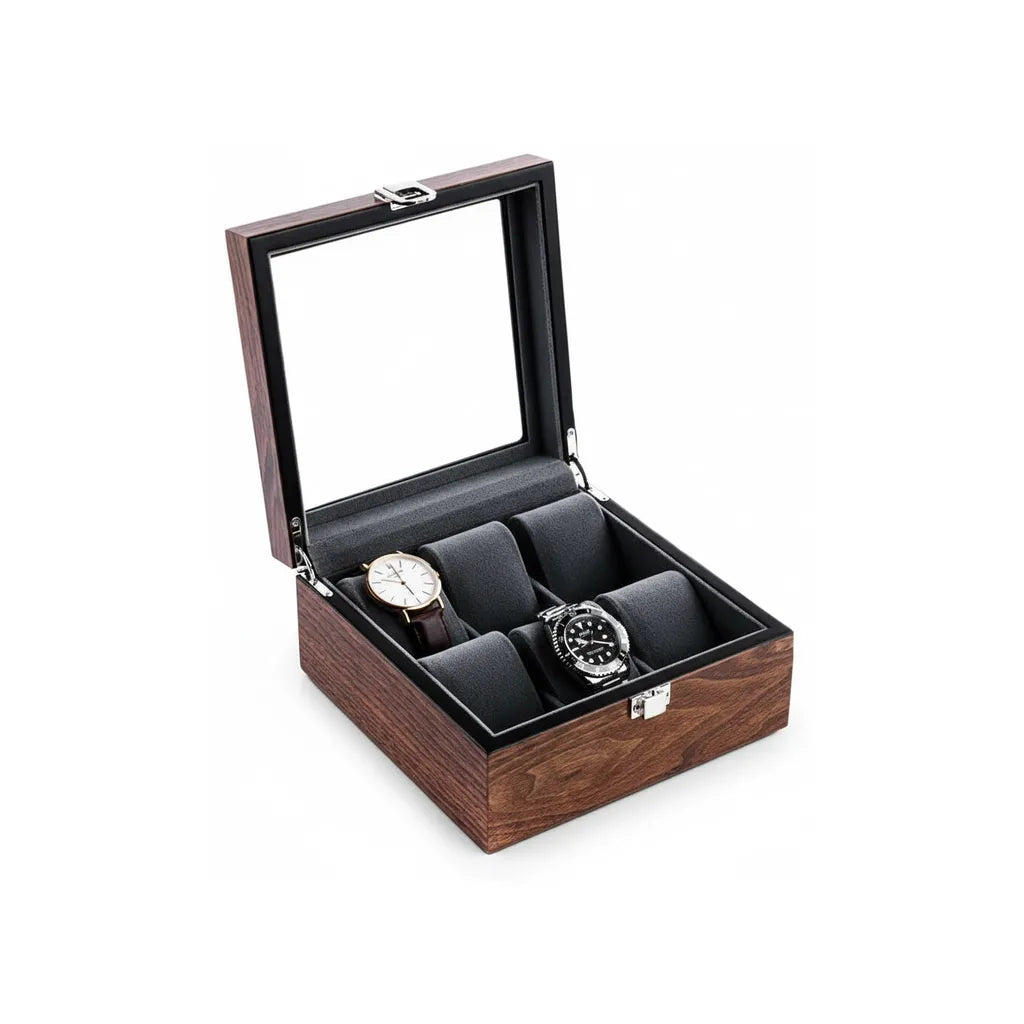Coffret pour Montres « Ombre Sylvestre » – 6 Montres