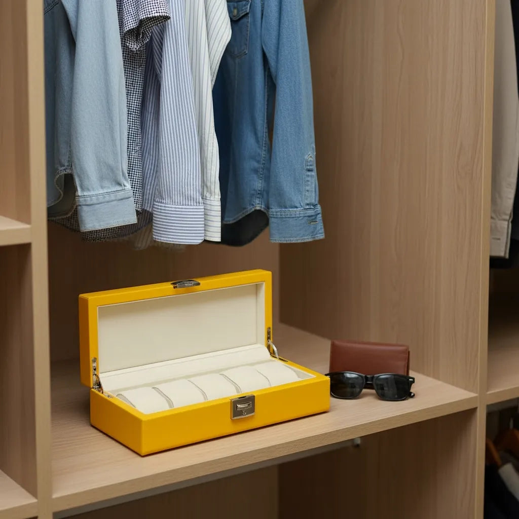 Écrin à Montres « Sirocco » – 5 Montres