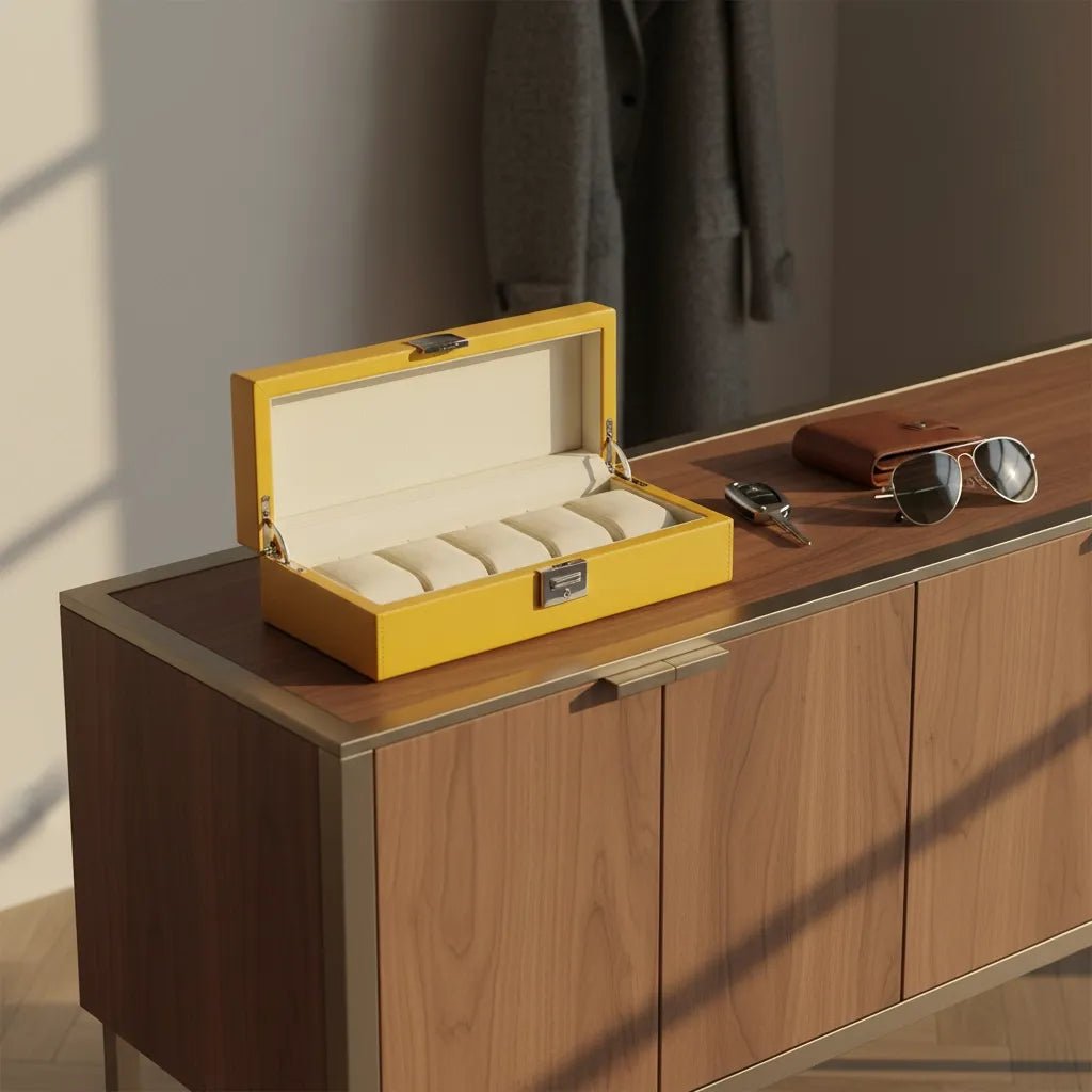 Écrin à Montres « Sirocco » – 5 Montres